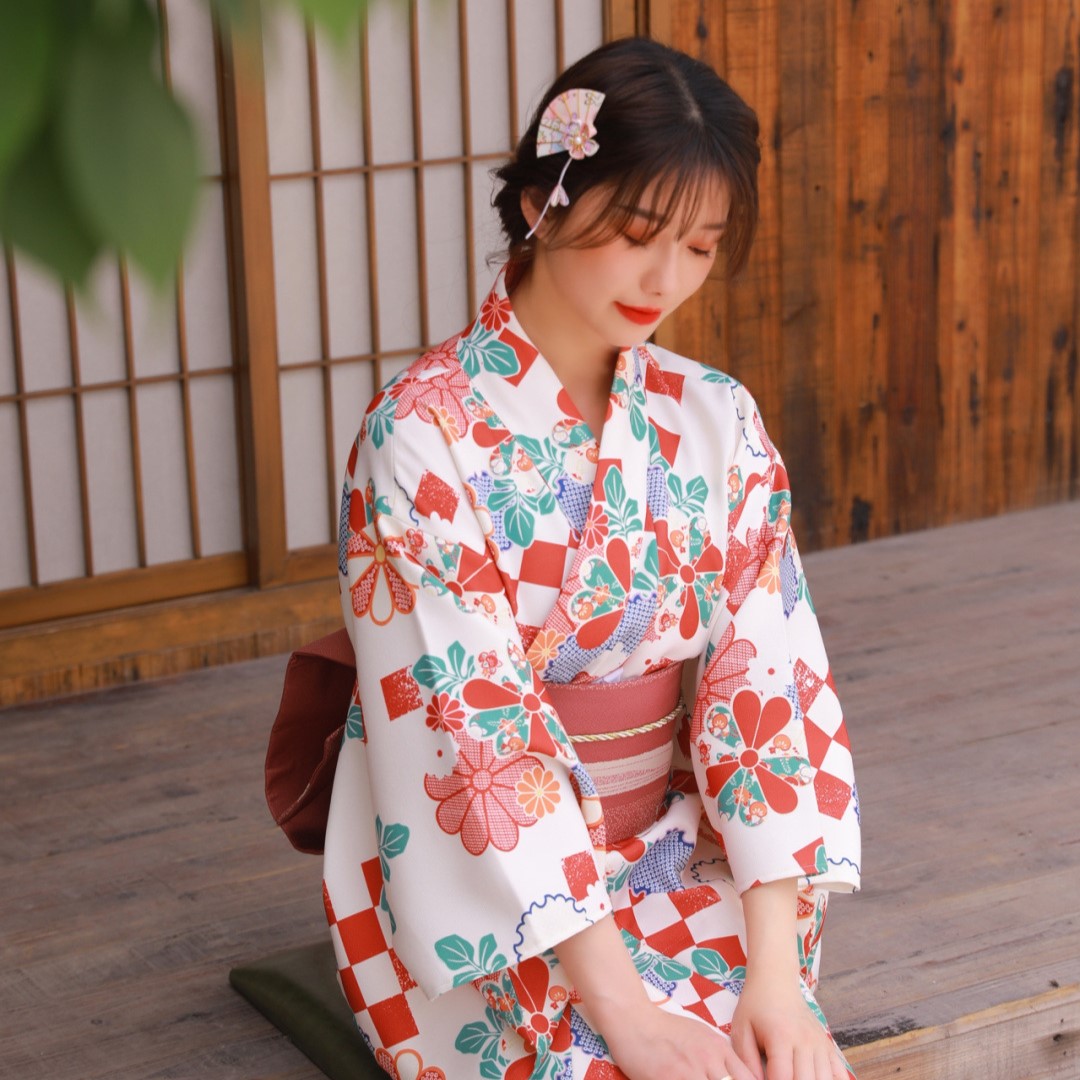 Women's Long hotsell Yukata (Yukata only not Obi included) WL22-7