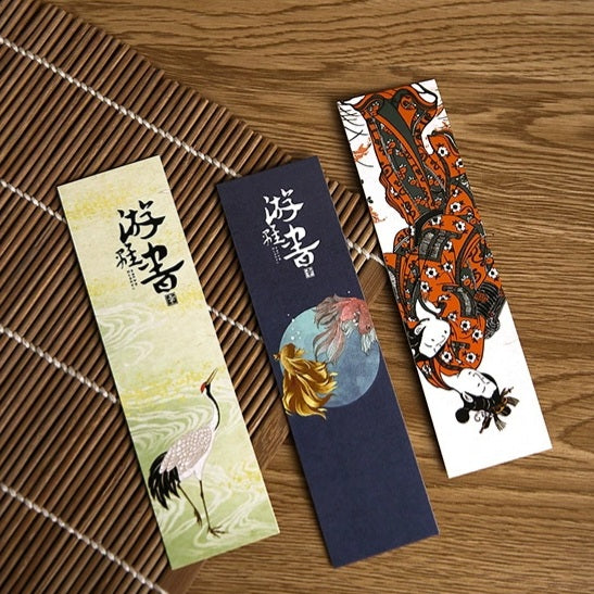 Traditional Japanese Art Bookmarks Set