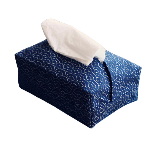 Dotted Seigaiha Tissue Box Cover