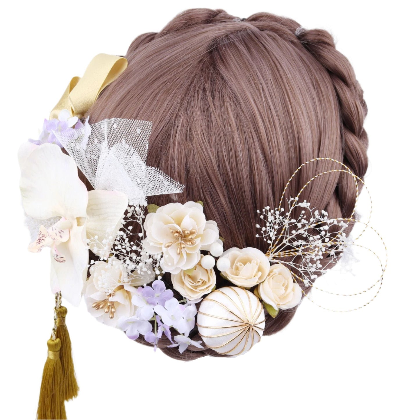 Japanese Ceremony Orchid Hair Accessories Set