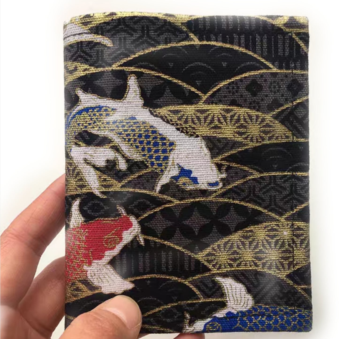 Handmade Japanese Koi Fabric Wallet