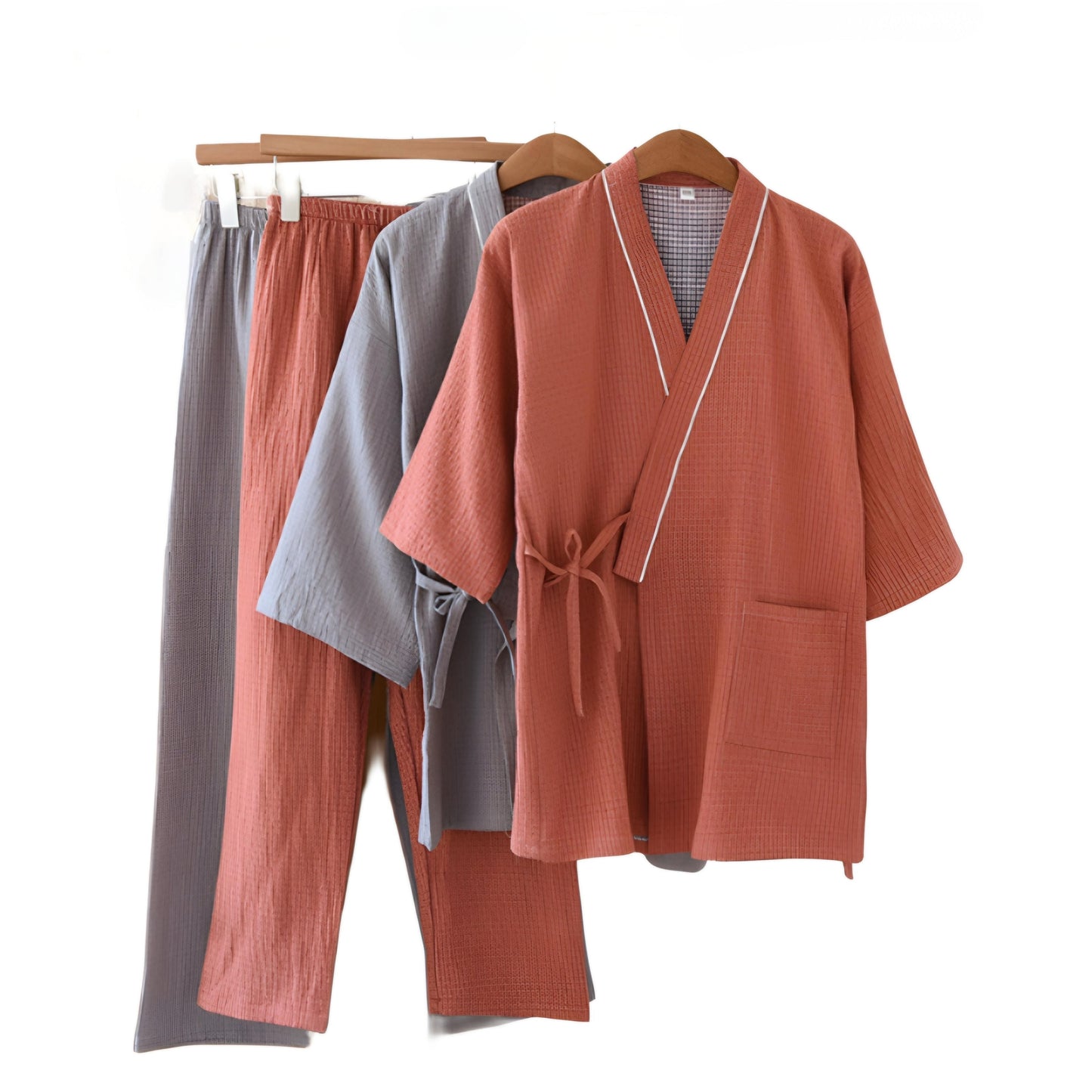 Double Gauze Cotton Pajamas Set