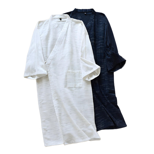 Traditional Japanese Summer Yukata Bathrobe