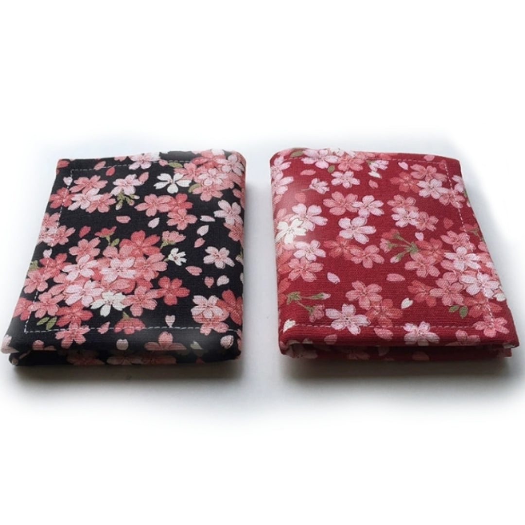 Handmade Japanese Pink Sakura Fabric Wallet