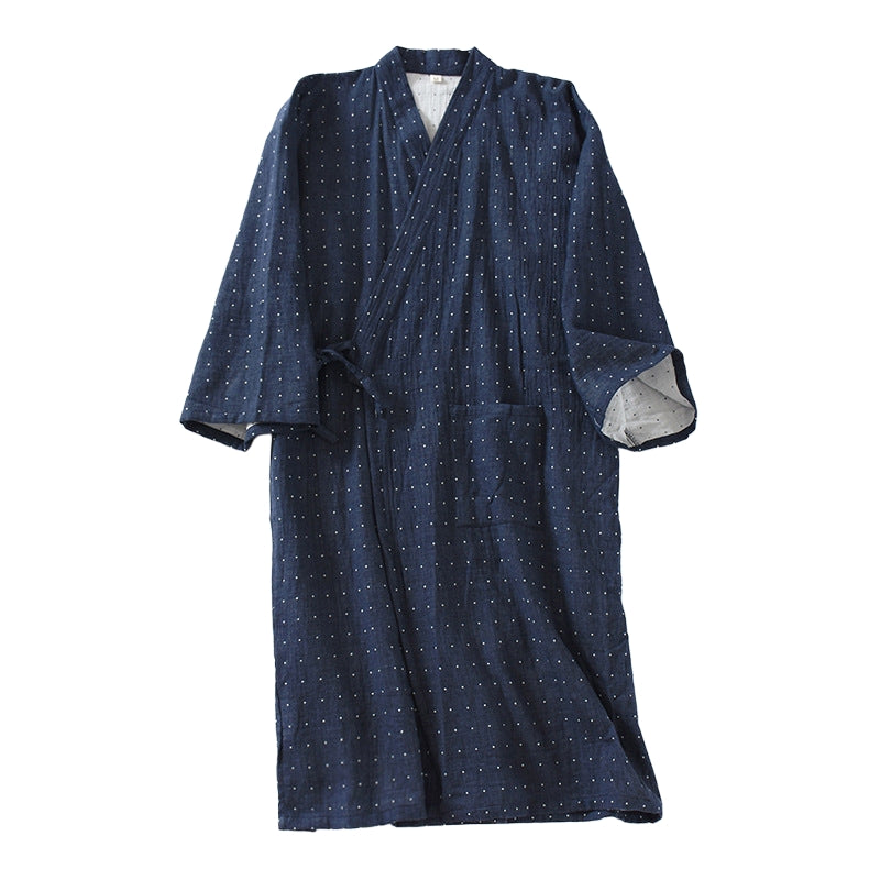 Traditional Japanese Spotted Home Yukata