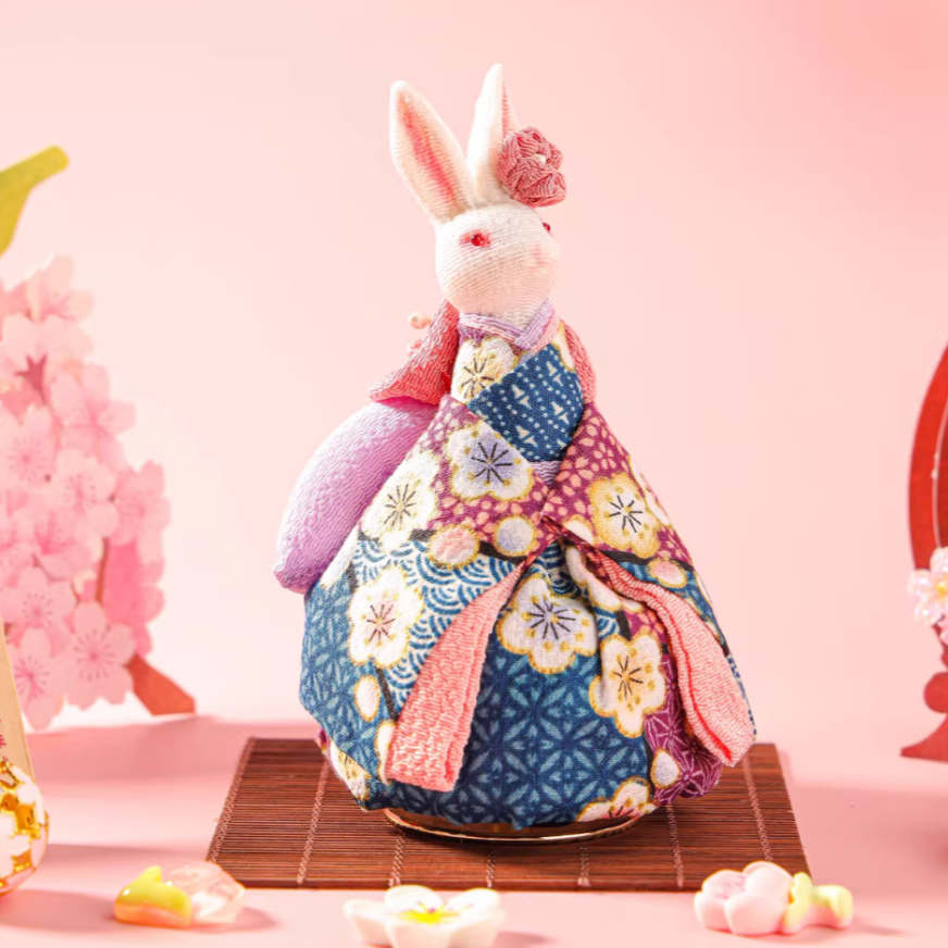 Sunshine Sakura Kimono Rabbit Music Doll