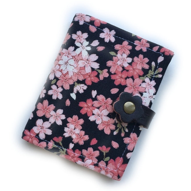 Handmade Japanese Pink Sakura Fabric Wallet