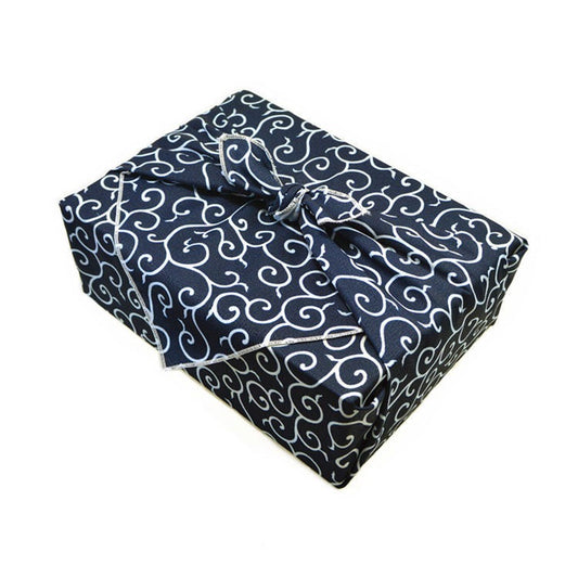 Blue Green Karakusa Furoshiki Bento Wrapping Cloth