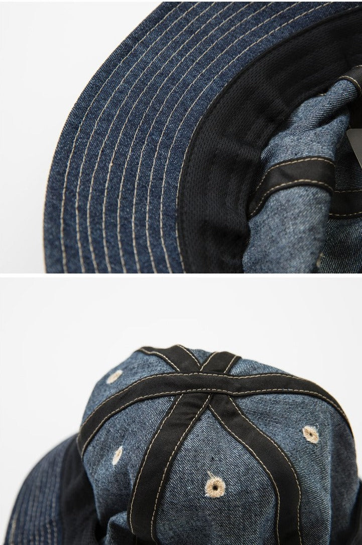 Vintage Denim Bucket Hat