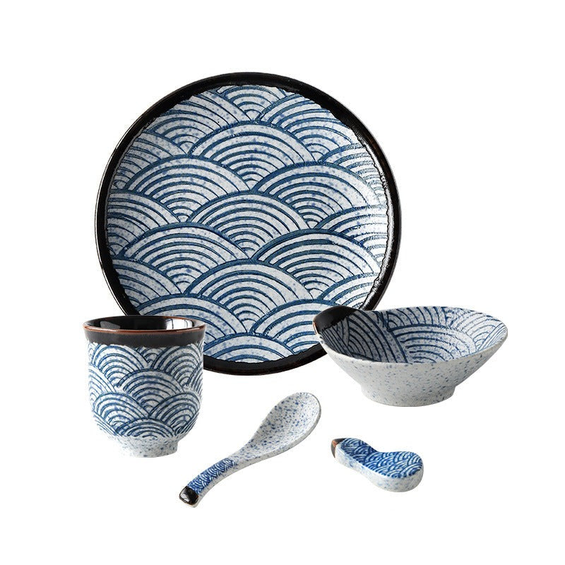 Seigaiha Dinnerware Set B