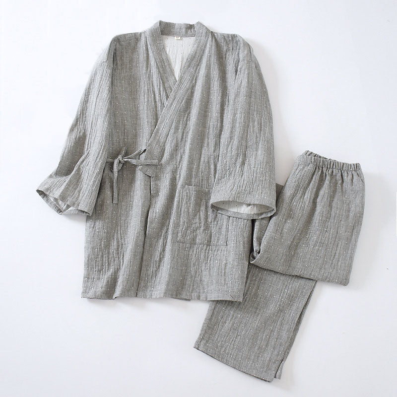 Dot Pattern Japanese Pajamas Set