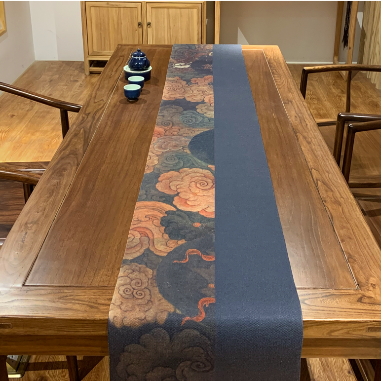 Zen Nimbus Linen Table Runner