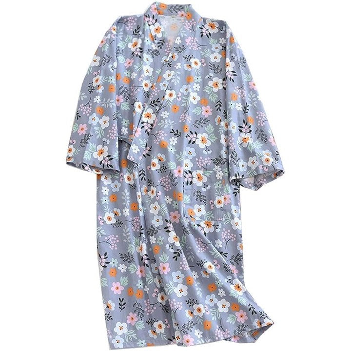 Floral Yukata Bathrobe