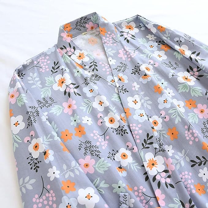 Floral Yukata Bathrobe