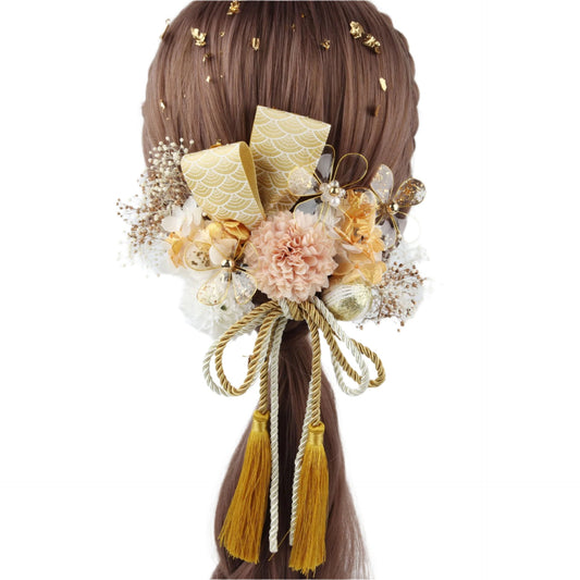 Japanese Wedding Golden Hair Accessories Set