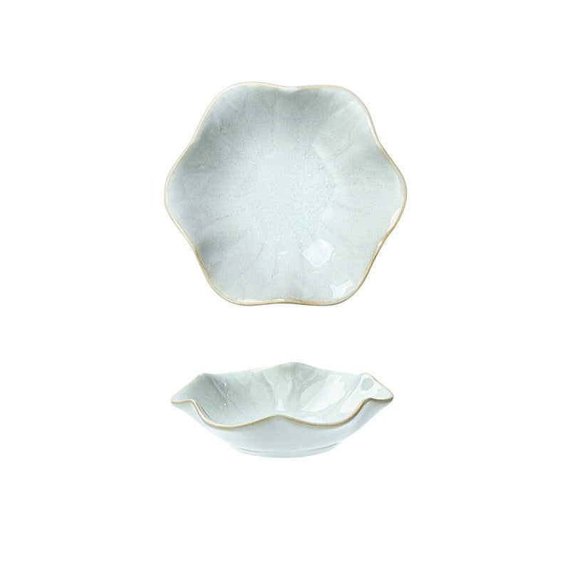 Lotus Appetizer and Sauce Plates