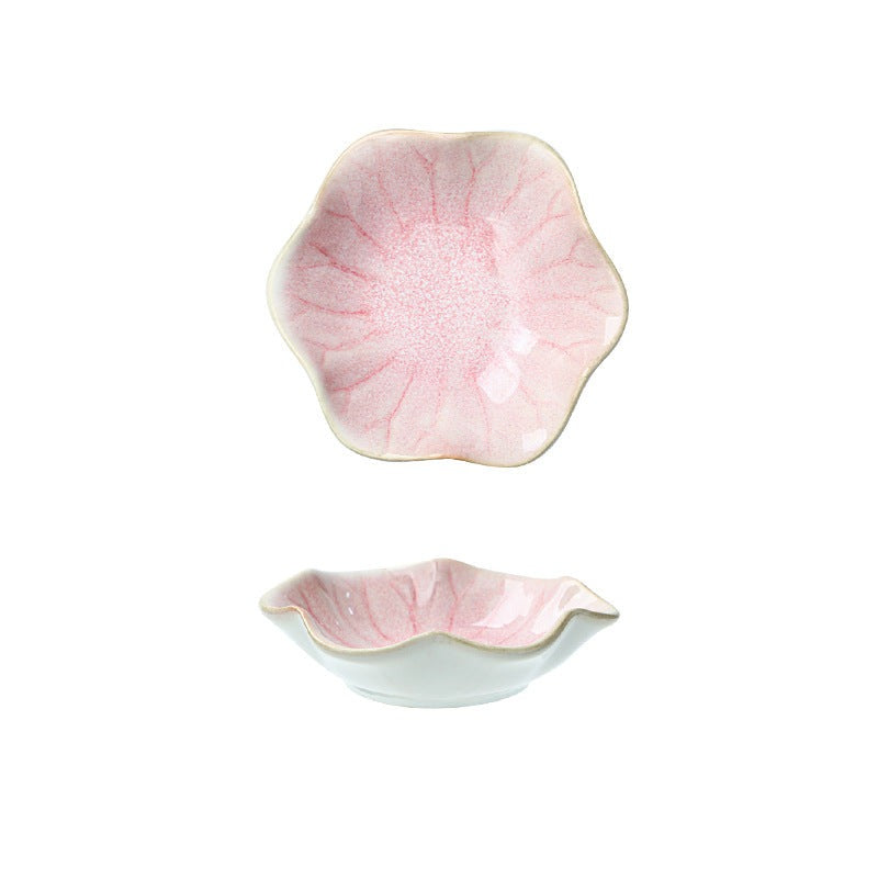 Lotus Appetizer and Sauce Plates