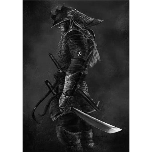 Canvas Printed Samurai Painting 【Mighty Samurai】