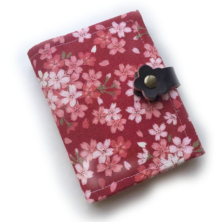 Handmade Japanese Pink Sakura Fabric Wallet