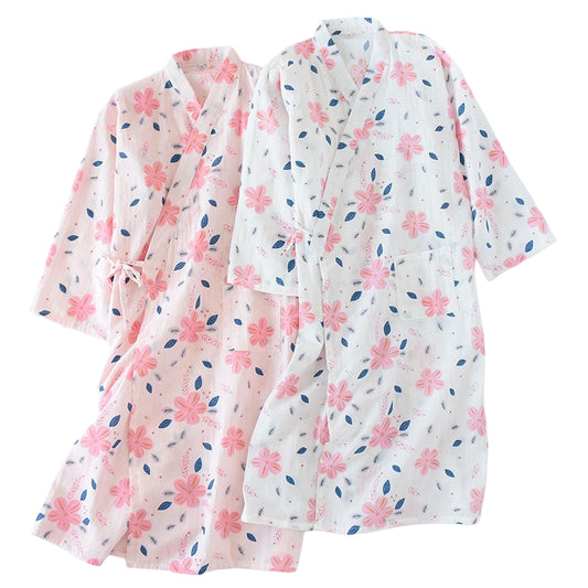 Sakura Blossom Yukata Bathrobe