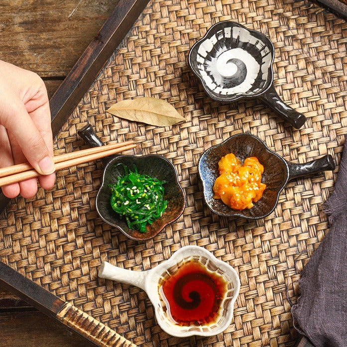 Japanese Ceramic Chopstick Rest with Sauce Dish