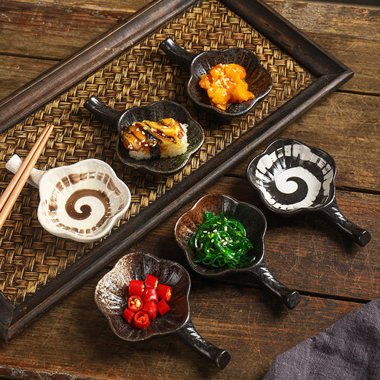 Japanese Ceramic Chopstick Rest with Sauce Dish