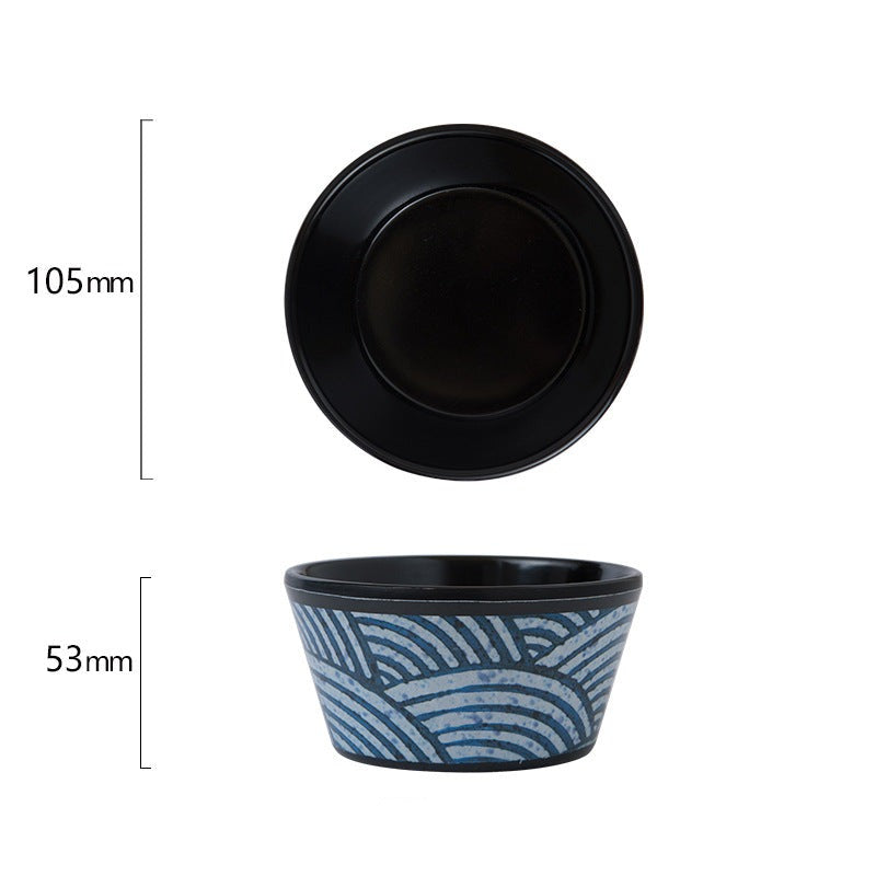 Seigaiha Ceramic Appetizer Bowl 180-260ml