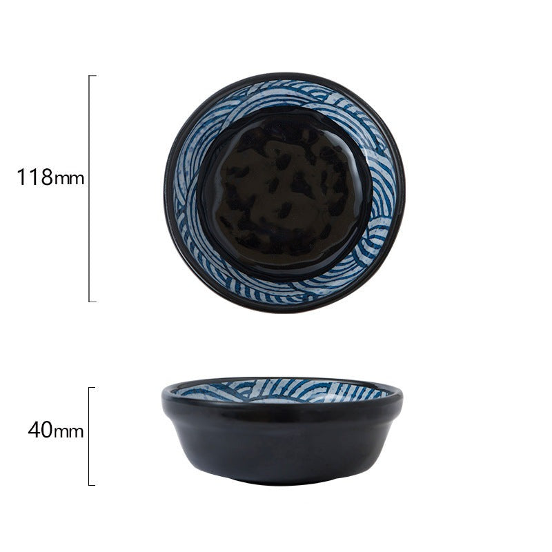 Seigaiha Ceramic Appetizer Bowl 180-260ml