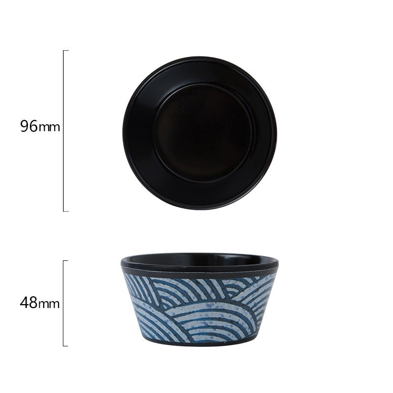 Seigaiha Ceramic Appetizer Bowl 180-260ml