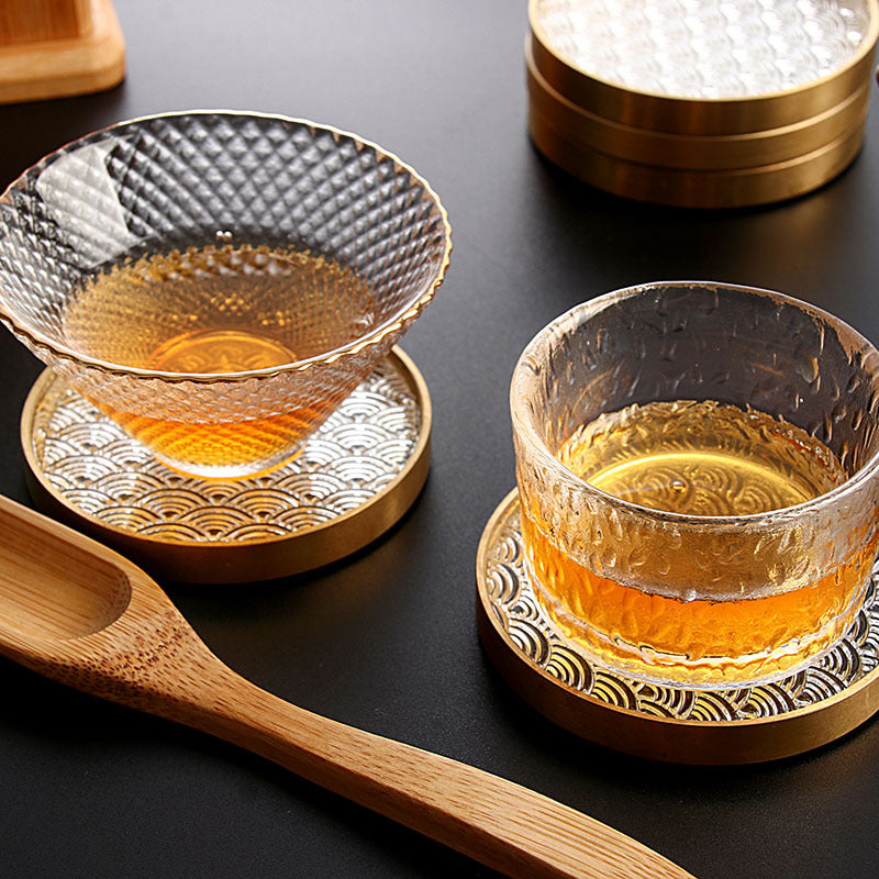 Seigaiha Glass Coaster