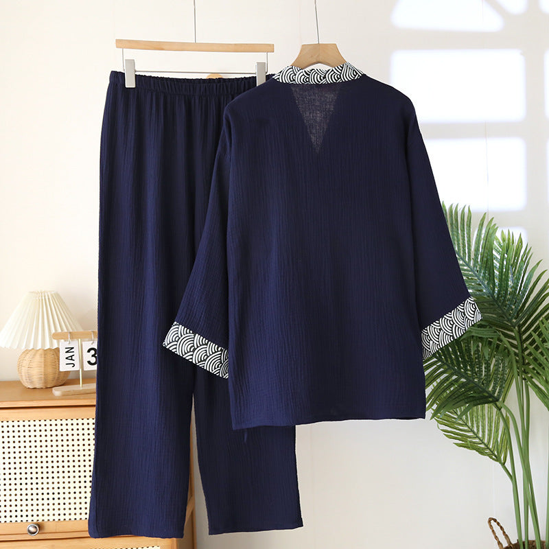 Seigaiha Patchwork Pajamas Set