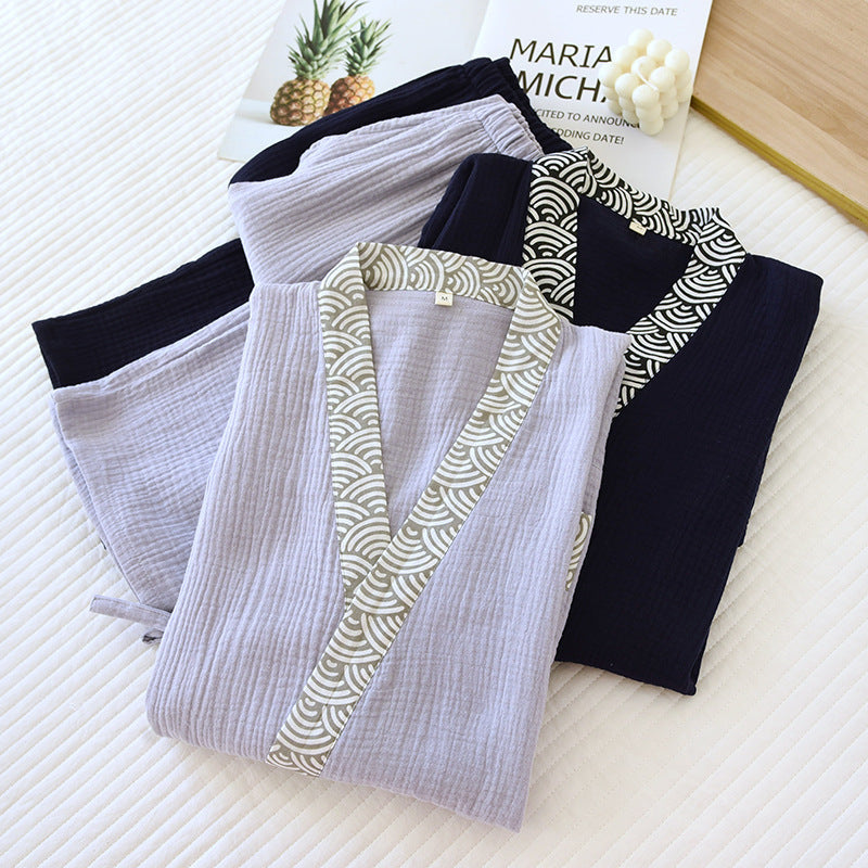 Seigaiha Patchwork Pajamas Set