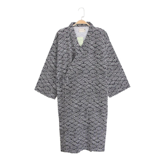 Seigaiha Yukata Bathrobe