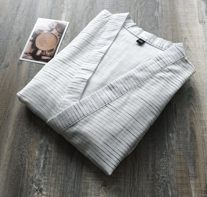 Striped Pattern Japanese Pajamas Set