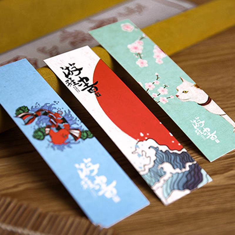 Traditional Japanese Art Bookmarks Set