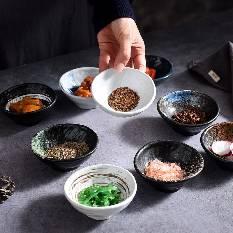 Traditional Japanese Appetizer and Sauce Plates