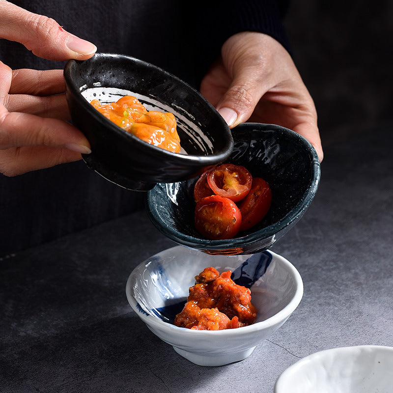 Traditional Japanese Appetizer and Sauce Plates