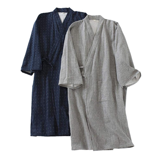 Traditional Japanese Spotted Home Yukata