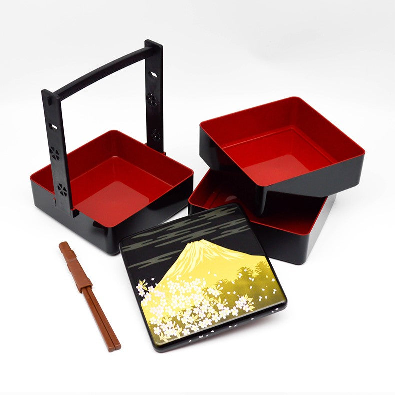 Traditional Japanese Portable Picnic Bento Box