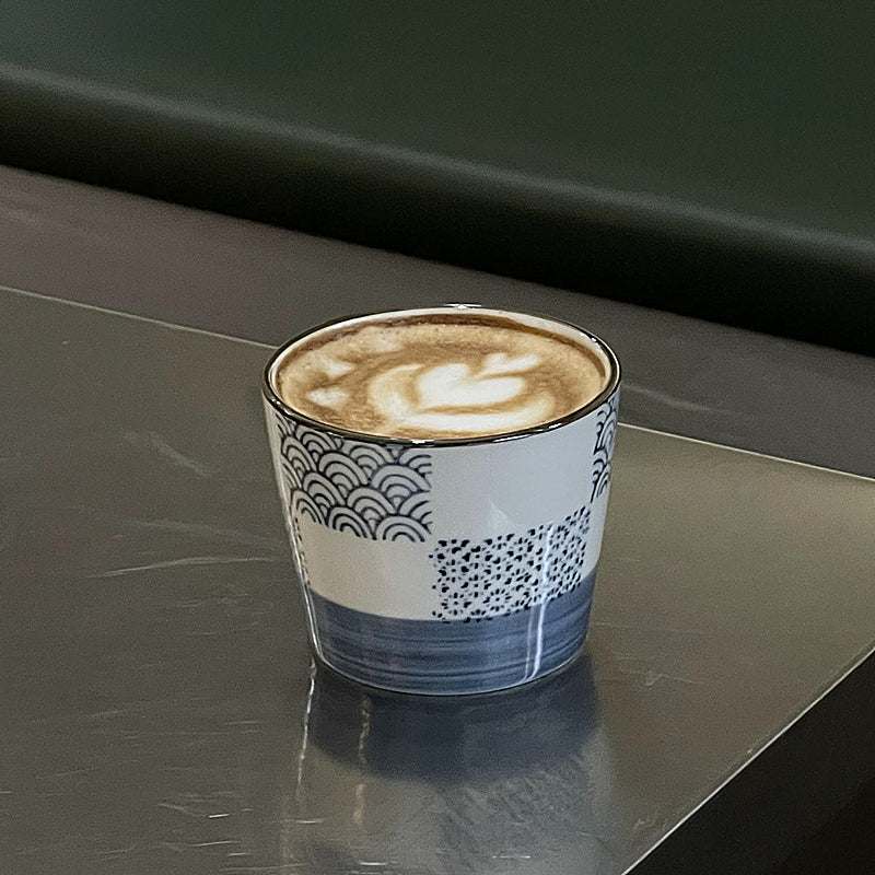 Seigaiha Ceramic Coffee Cup