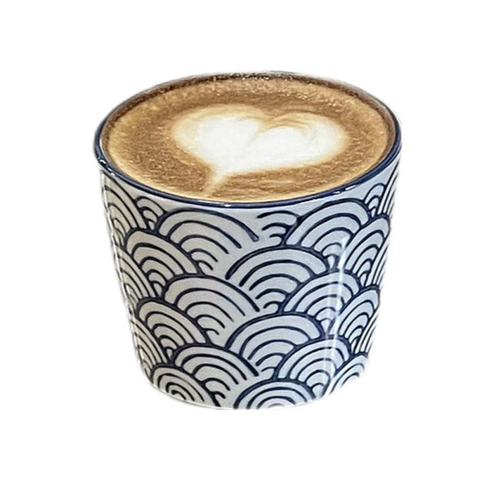 Seigaiha Ceramic Coffee Cup