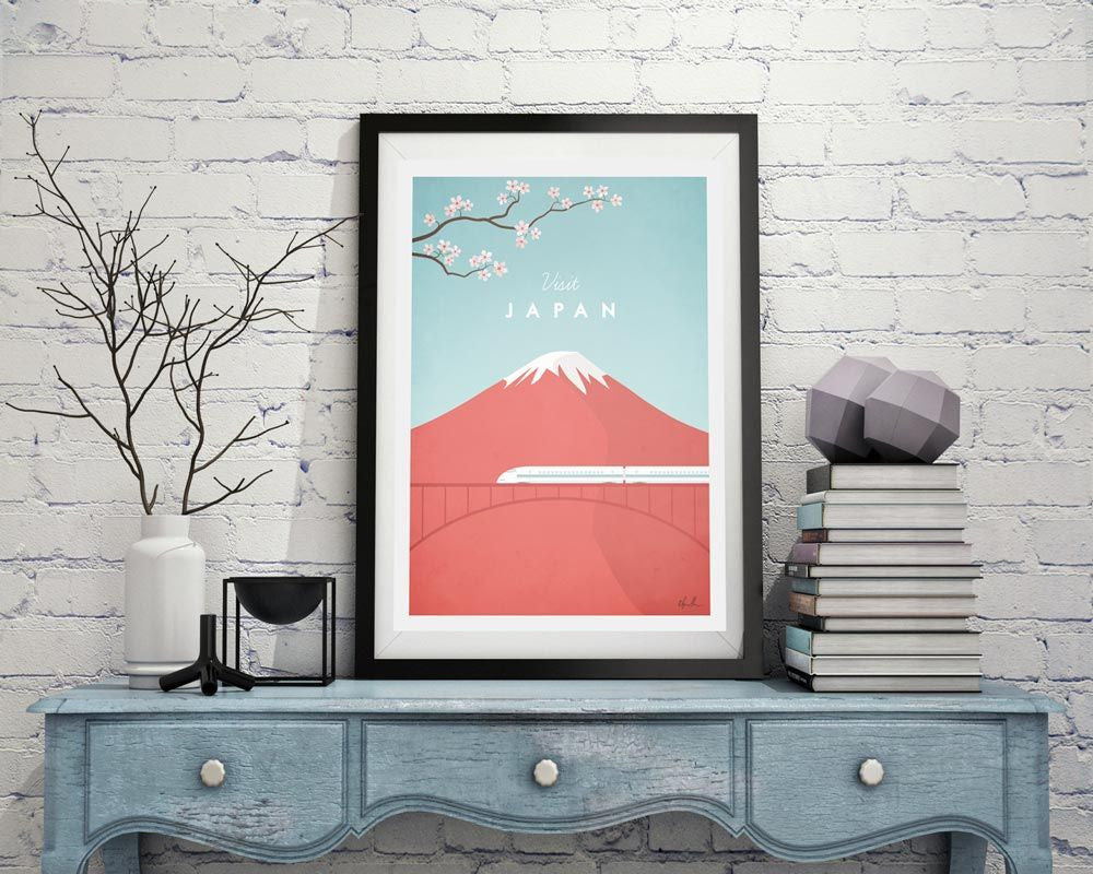 Unframed Canvas Wall Art [Visit Japan]