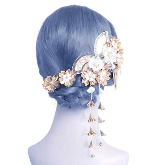 Golden Sakura Hair Accessories Set