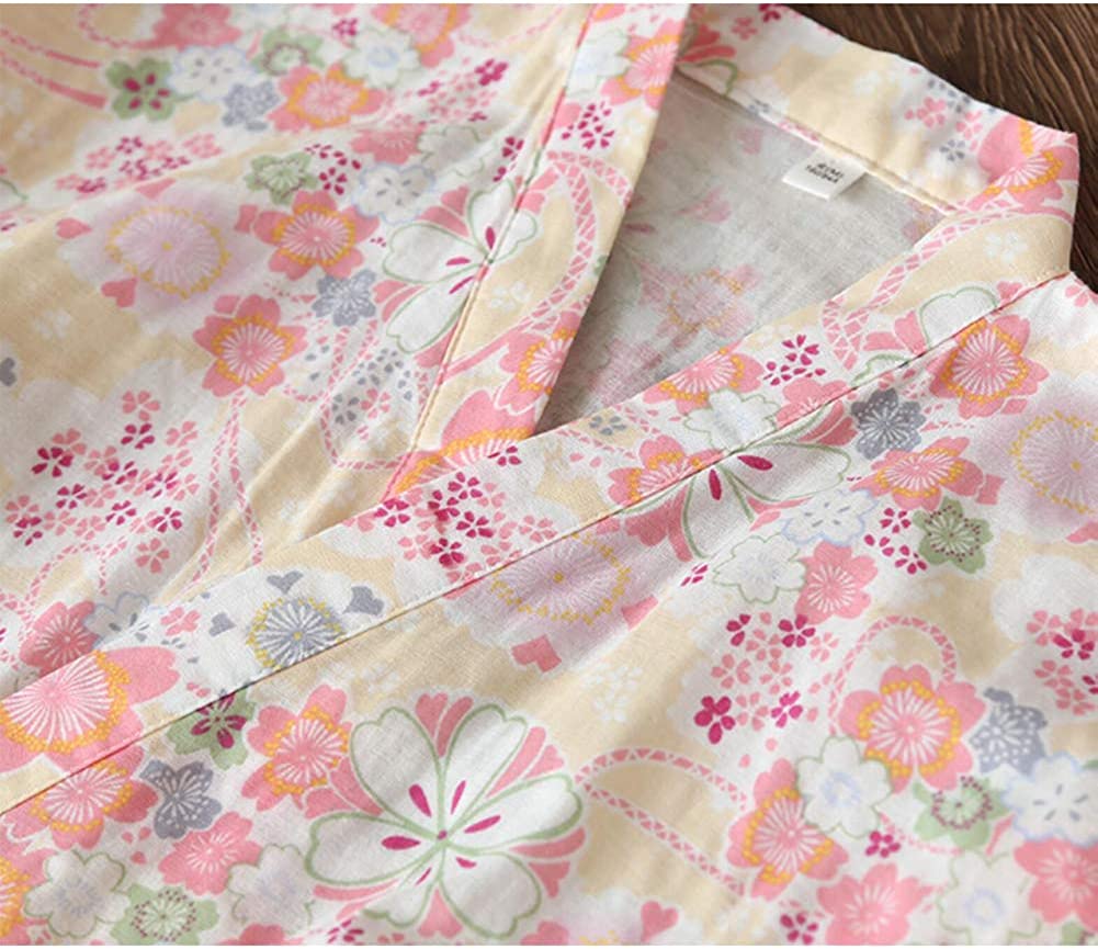 Pink Blossom Japanese Pajamas Set