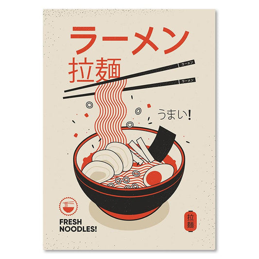 Unframed Canvas Wall Art [Ramen]