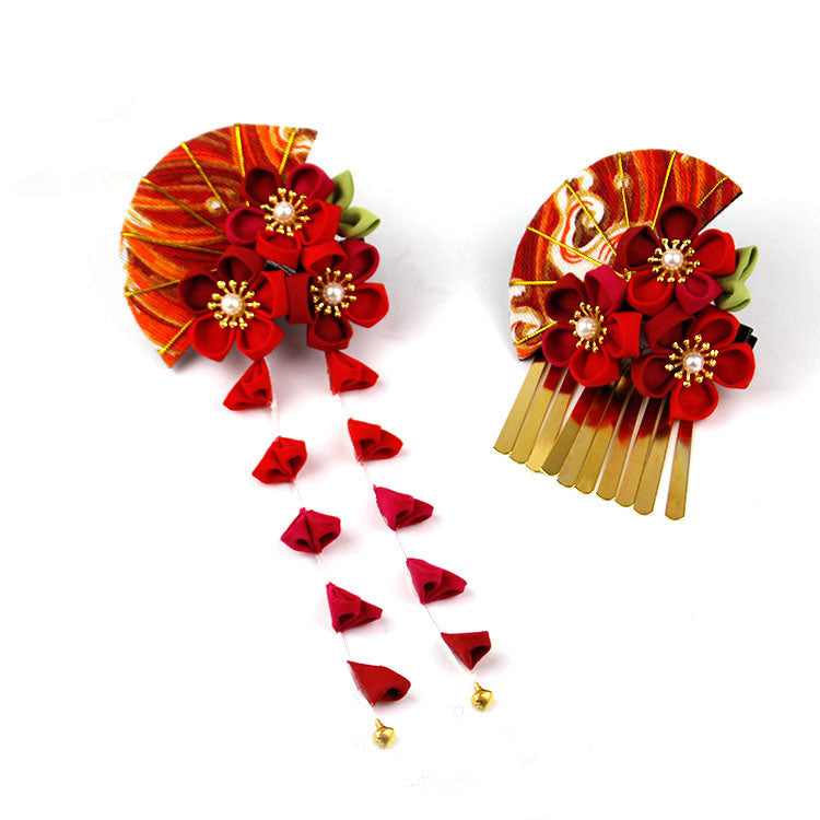 Traditional Sakura Hair Accessory 2 Pieces Set