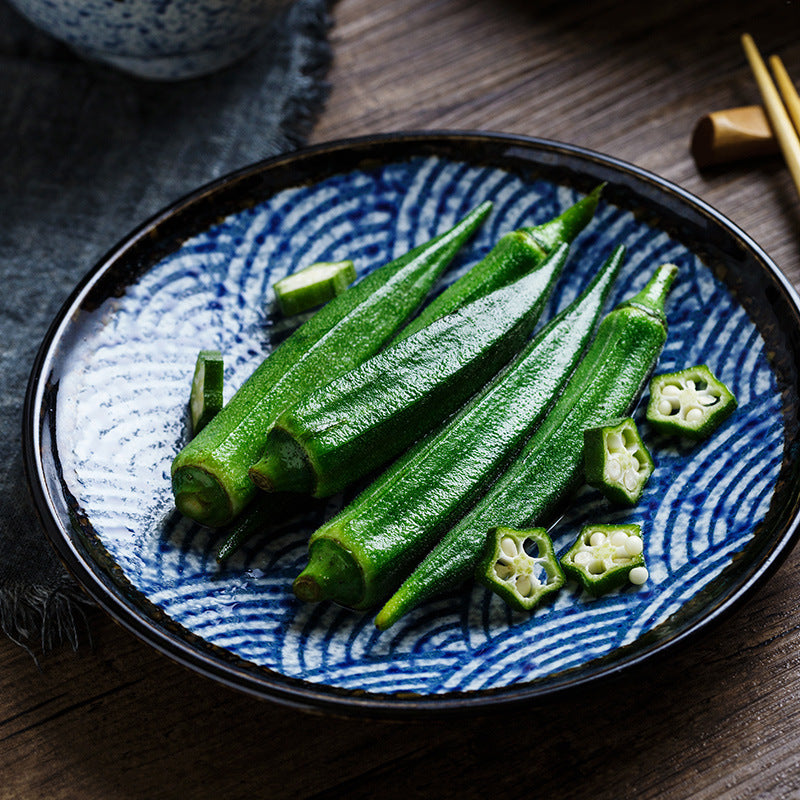 Seigaiha Ceramic Side Plate