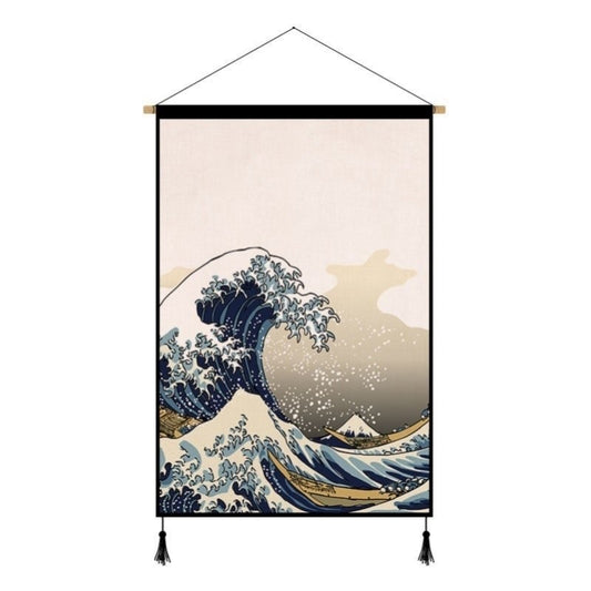 Japanese Wall Hanging Poster 【Great Wave Kanagawa】